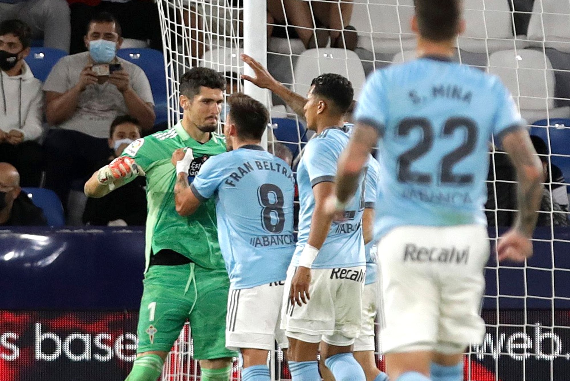 Matías Dituro se agigantó en España al atajar su tercer penal en Celta