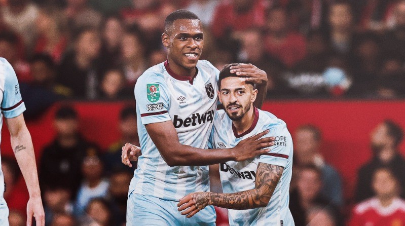 West Ham se vengó de Manchester United y lo eliminó en la Copa de la Liga de Inglaterra