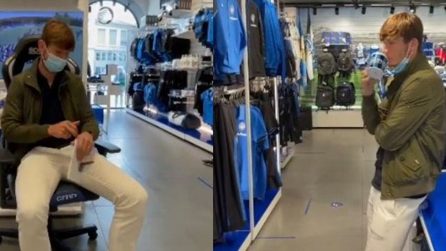 ¡En soledad! Jugador de Atalanta vivió tragicómica situación al prometer firmar camisetas en la tienda del club