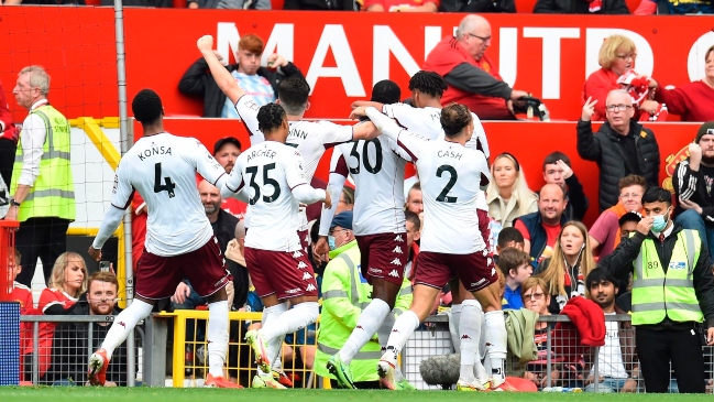 ¡Sorpresa en Old Trafford! Aston Villa venció al United de Cristiano Ronaldo