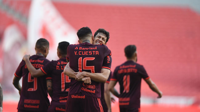 Carlos Palacios aportó en el tramo final del triunfo de Inter sobre Bahía