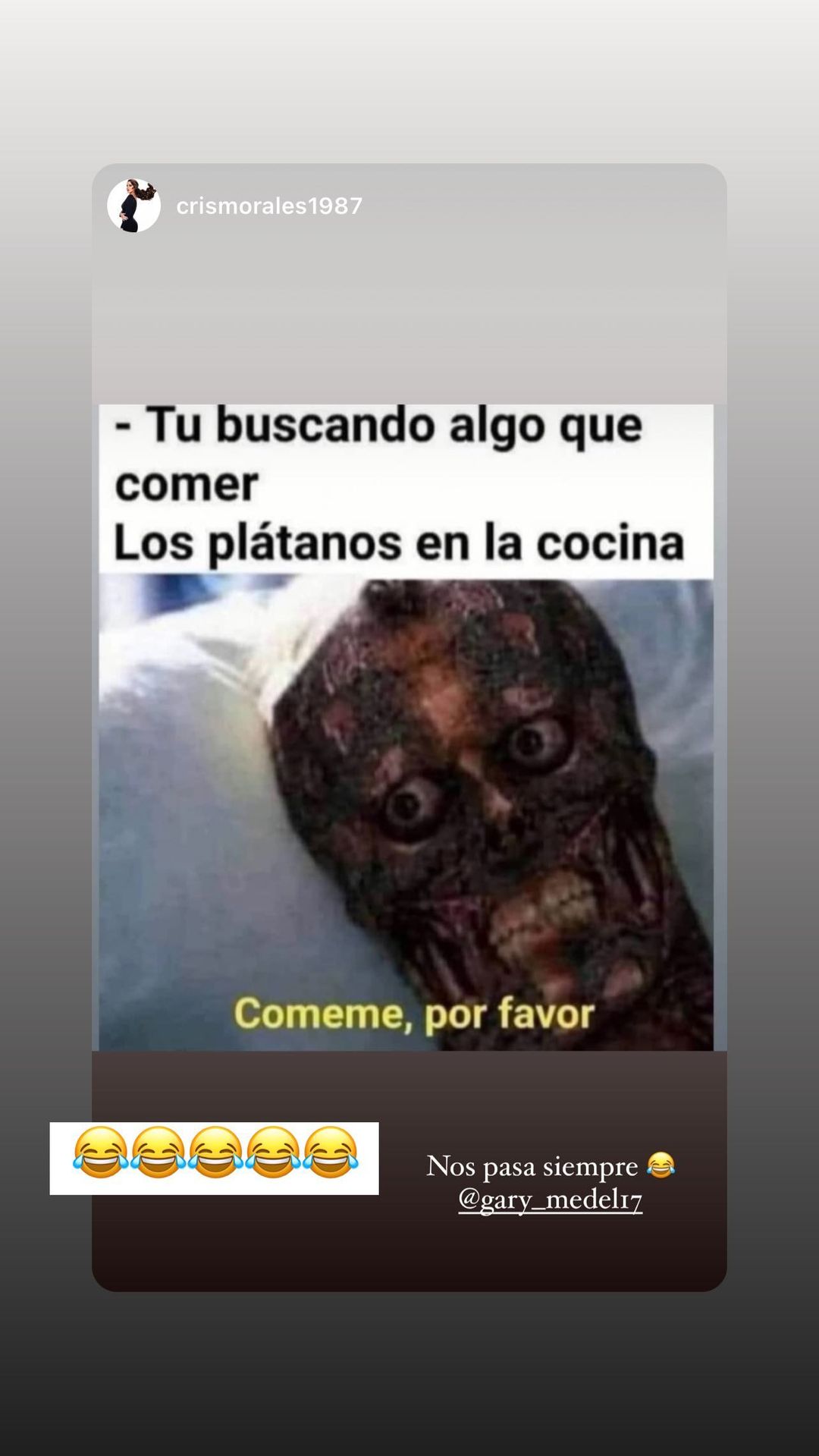 La graciosa publicación de Gary Medel y Cristina Morales: “Cómeme, por favor”