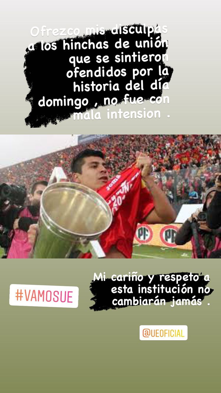 Patricio Rubio ofreció disculpas a hinchas de U. Española por foto alentando a la U