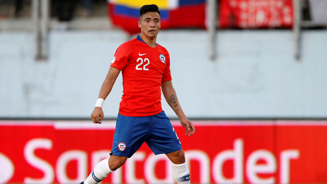 Nicolás Díaz fue convocado a la Roja en reemplazo del lesionado Eugenio Mena