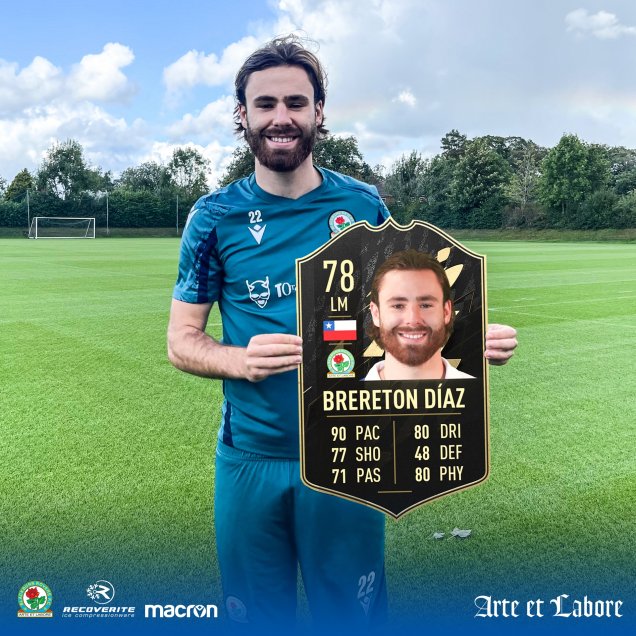 Ben Brereton fue incluido en el Equipo de la Semana y recibió su nueva carta de FIFA 22