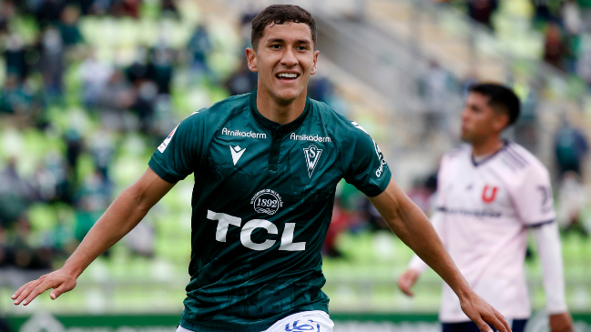 Matías Marín se lució con una gran jugada y marcó el segundo para S. Wanderers ante la U