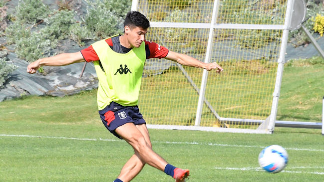 Pablo Galdames fue habilitado para jugar con Genoa en la Serie A