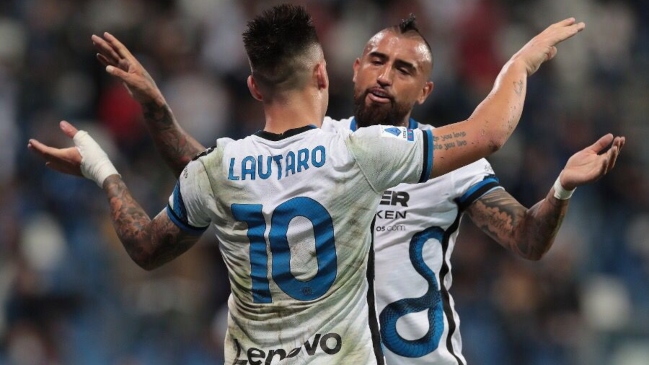 Arturo Vidal festejó la remontada de Inter sobre Sassuolo: “Excelente triunfo familia”