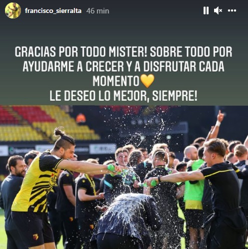 Francisco Sierralta se quedó sin entrenador en Watford