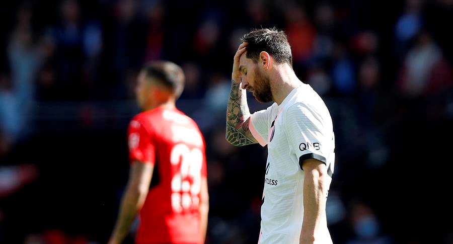 Rennes sorprendió a PSG con Lionel Messi en cancha y le quitó el invicto en la liga francesa