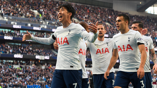 Tottenham volvió al triunfo contra Aston Villa con golazo de Hojbjerg y un descomunal Son