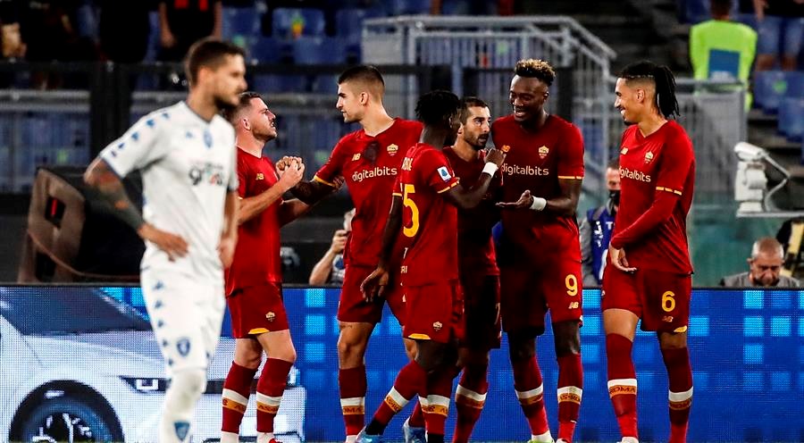 AS Roma de Jose Mourinho venció a Empoli y se instaló en la parte alta de la Serie A