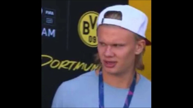 Erling Haaland se indignó por su “baja” valoración en el FIFA 22