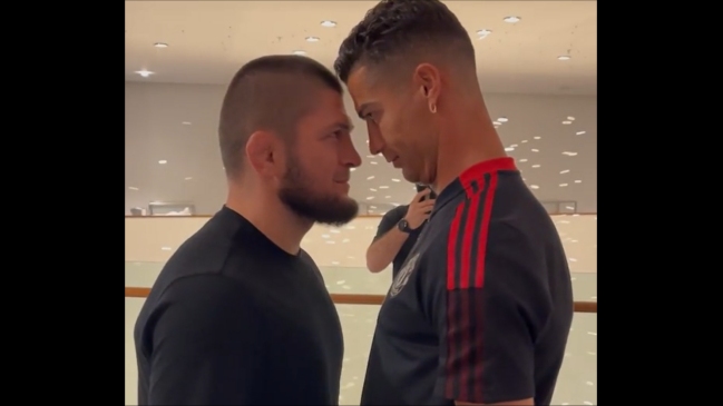 Cristiano Ronaldo se encontró con Khabib Nurmagomedov
