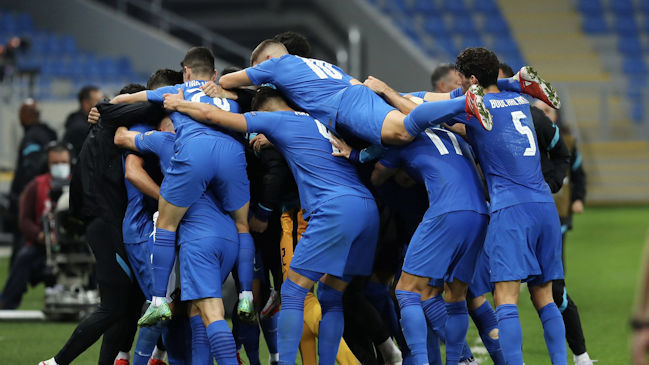 Grecia se reenganchó en las Clasificatorias europeas tras derrotar a Georgia