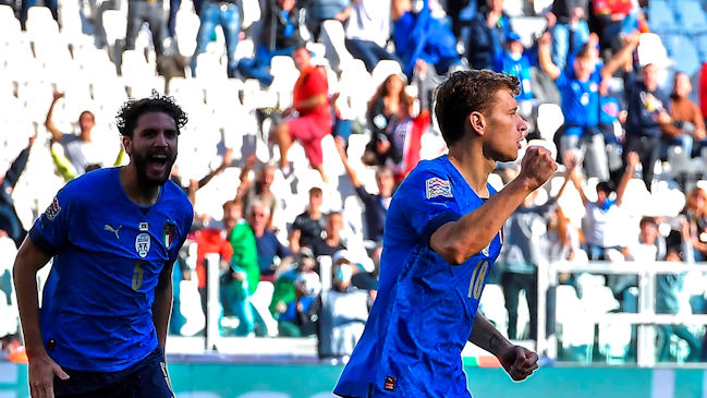Nicolo Barella y Domenico Berardi le dieron la victoria a Italia sobre Bélgica en la Liga de Naciones
