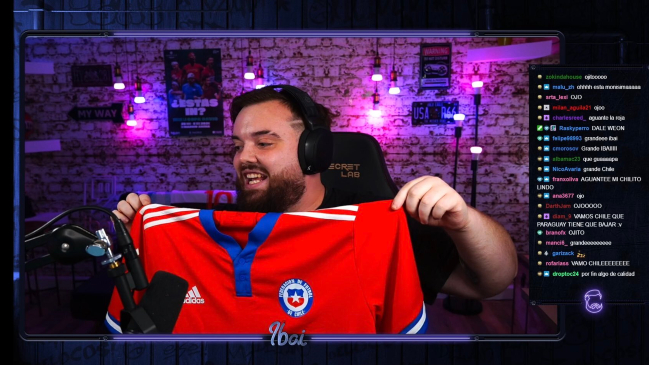 Ibai Llanos envió un saludo a Chile y compartió un saludo de Gary Medel