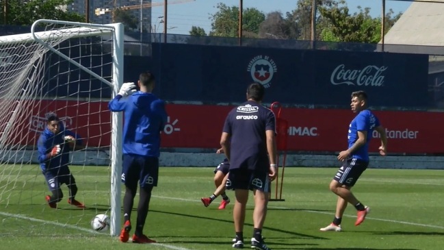 La Roja ya se enfoca en Venezuela: Entrenó definición tras la victoria ante Parauay