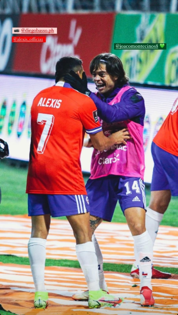 Audax Italiano alucinó con el gesto entre Montecinos y Alexis en victoria de la Roja