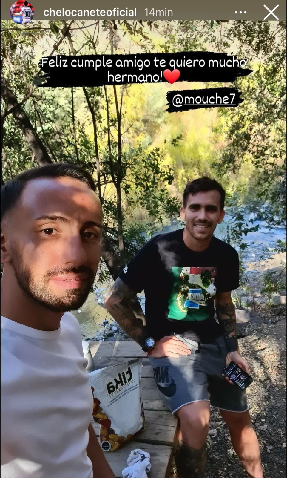 Marcelo Cañete le deseó un feliz cumpleaños a ex figura de Colo Colo