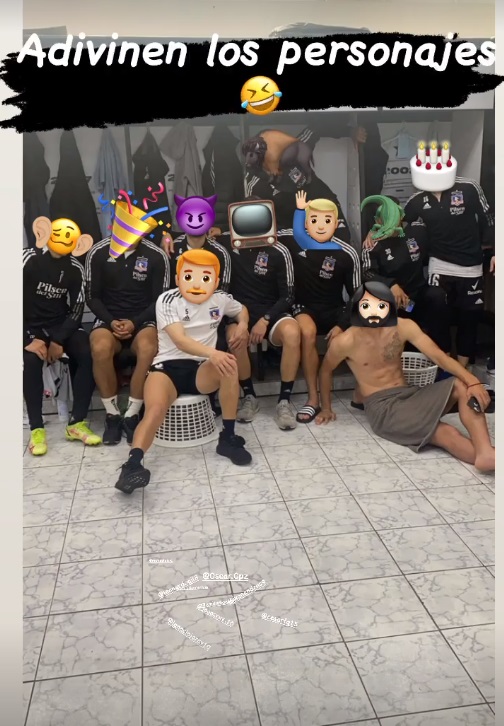 ¿Quiénes son? Javier Parraguez presentó una divertida adivinanza en el camarín de Colo Colo