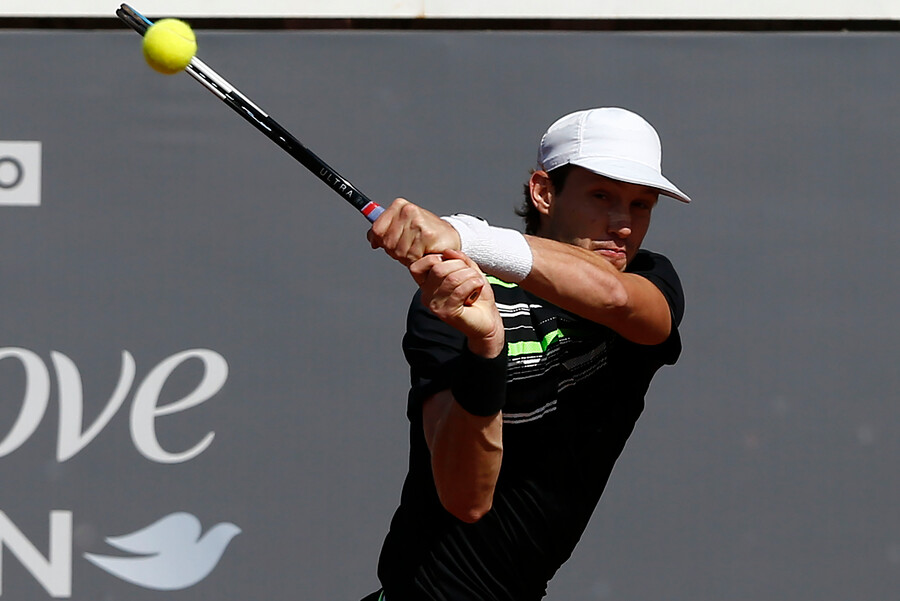 Nicolás Jarry tuvo un magro debut y dijo adiós tempranamente al Challenger de Santiago 3