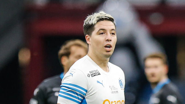 El llamativo físico del ex futbolista Samir Nasri en duelo de leyendas de Olympique de Marsella