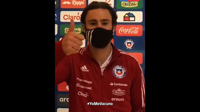 “Yo me vacuno”: Ben Brereton Diaz participó en campaña de dosis de refuerzo contra el Covid-19