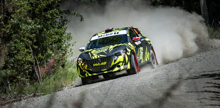 Nicolás Fuchs fue el más rápido este viernes en el Rally de Quillón