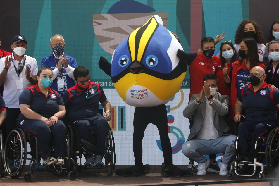 La presentación de Fiu, la mascota oficial de los Juegos de Santiago 2023