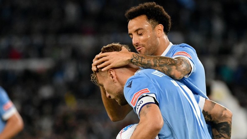 Lazio fue fuerte en Roma y le propinó a Inter su primera derrota de la temporada en la Serie A