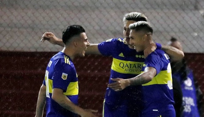 Boca Juniors goleó a Huracán y se prendió en la Liga Profesional de Argentina