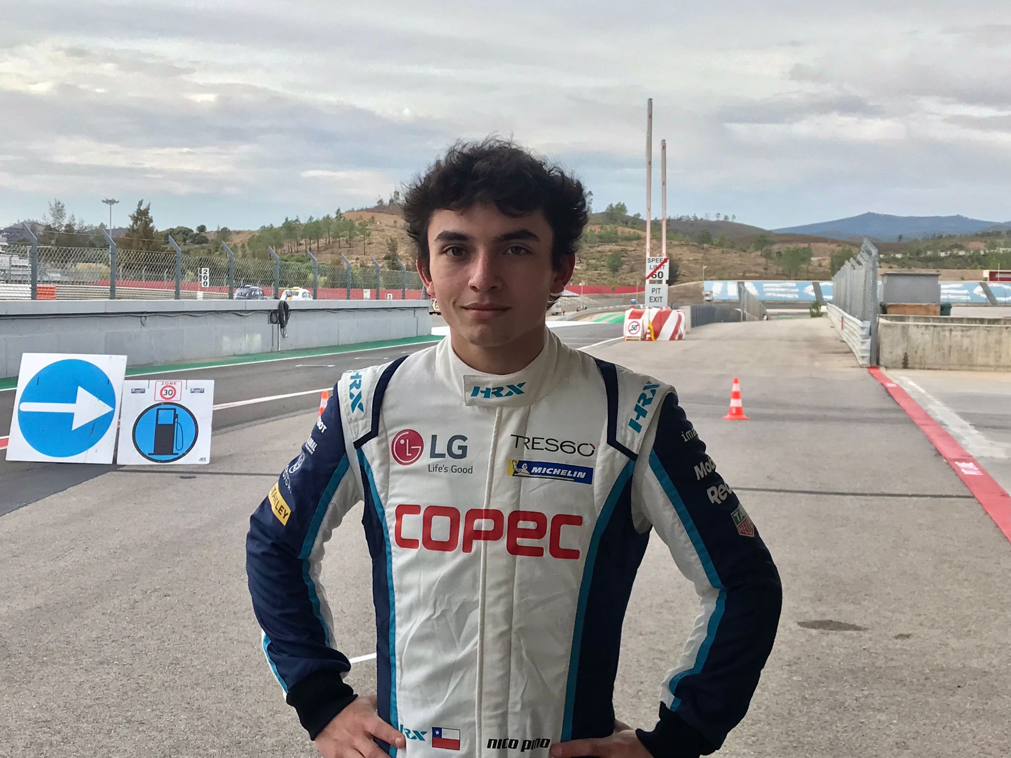 Nicolás Pino logró el segundo lugar en la primera carrera del Supercars Endurance GT4 en Portugal