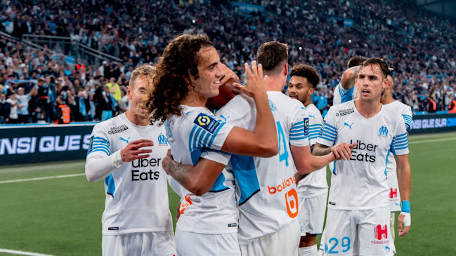 Olympique de Marsella volvió a abrazarse en la liga francesa con goleada sobre Lorient