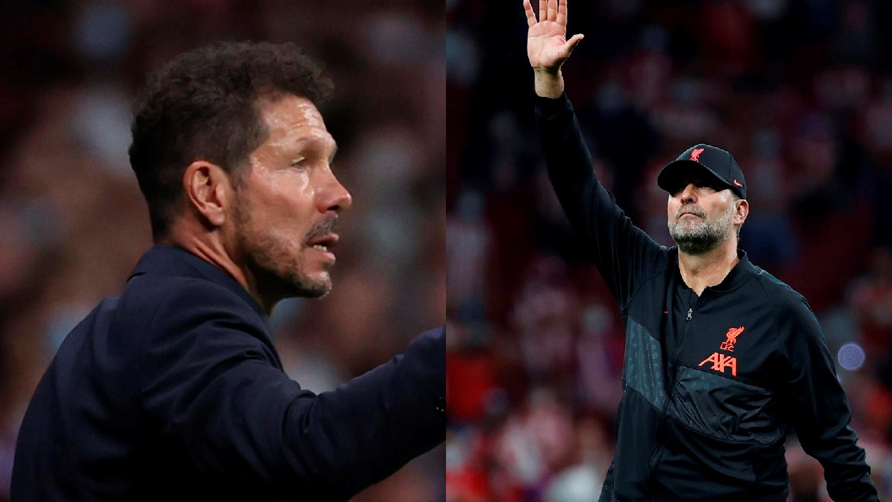Diego Simeone no saludó a Jurgen Klopp y en Inglaterra lo tacharon de “cobarde”