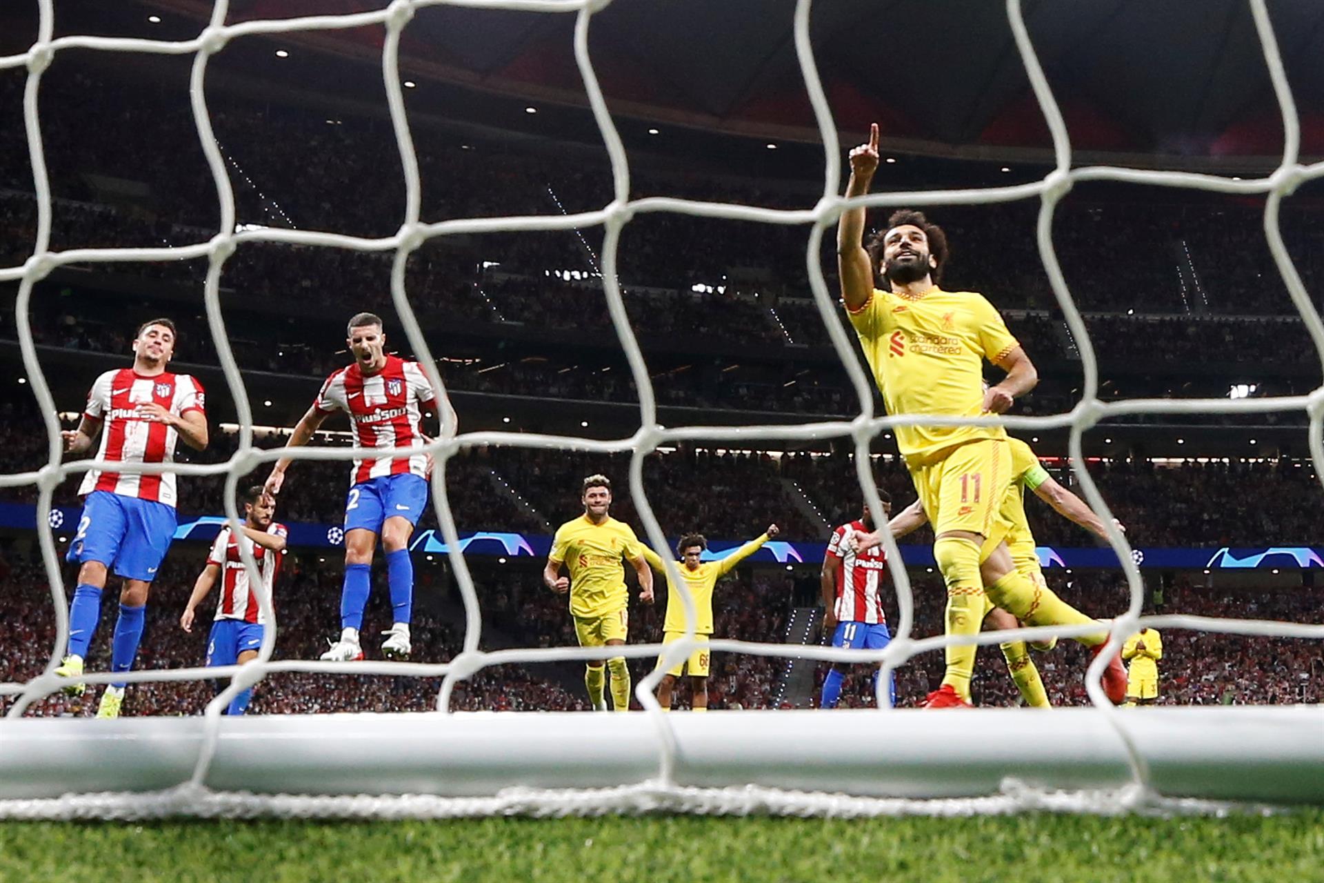 Liverpool contó con la figura de Mohamed Salah para tumbar con golazos a Atlético de Madrid