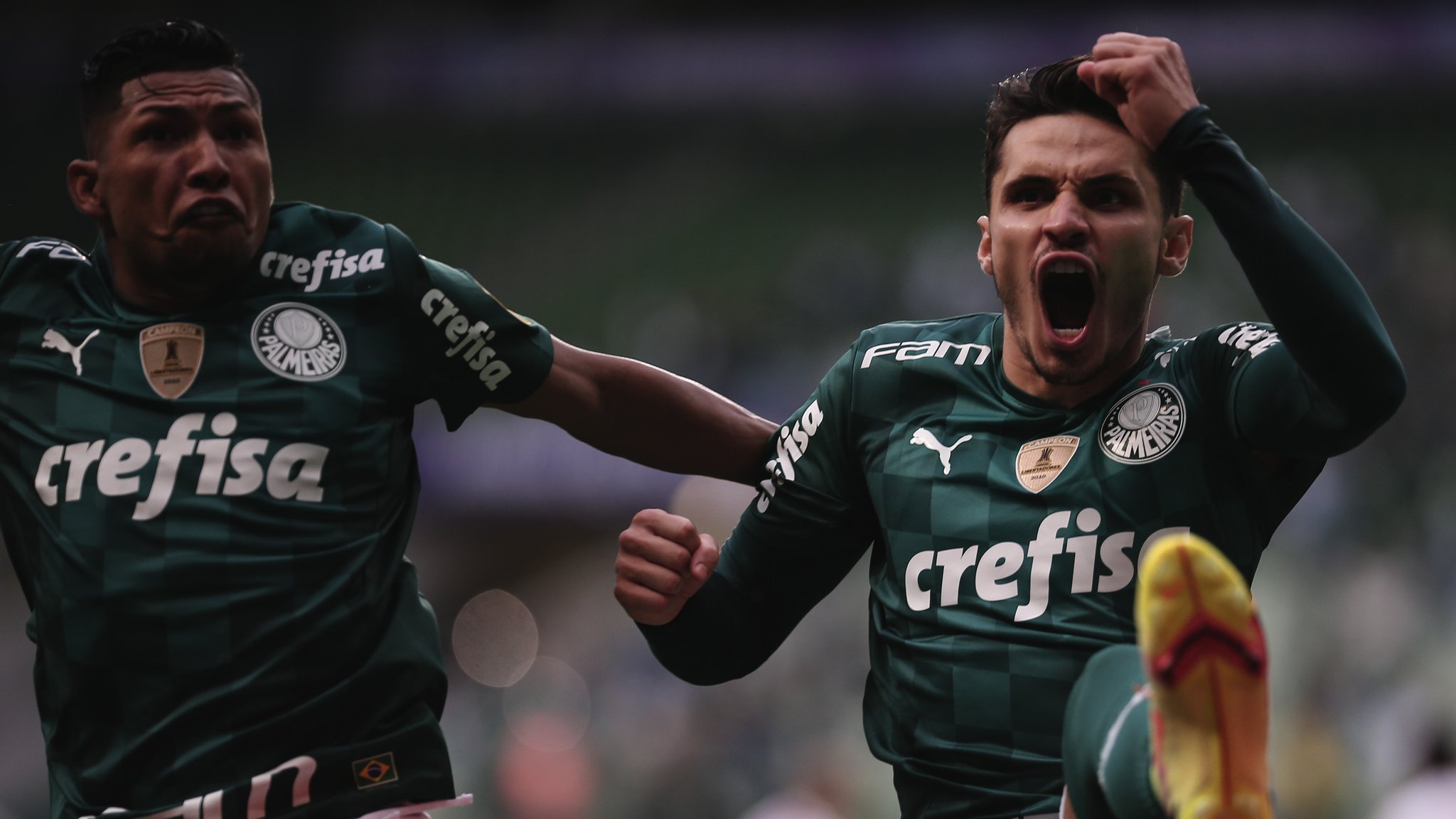 Benjamín Kuscevic vio desde la banca la victoria de Palmeiras sobre Caerá en el Brasileirao