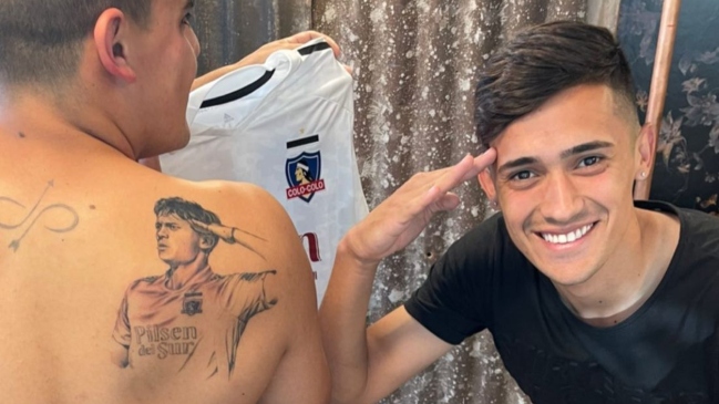Pablo Solari le dio una sorpresa a fanático que se tatuó su celebración