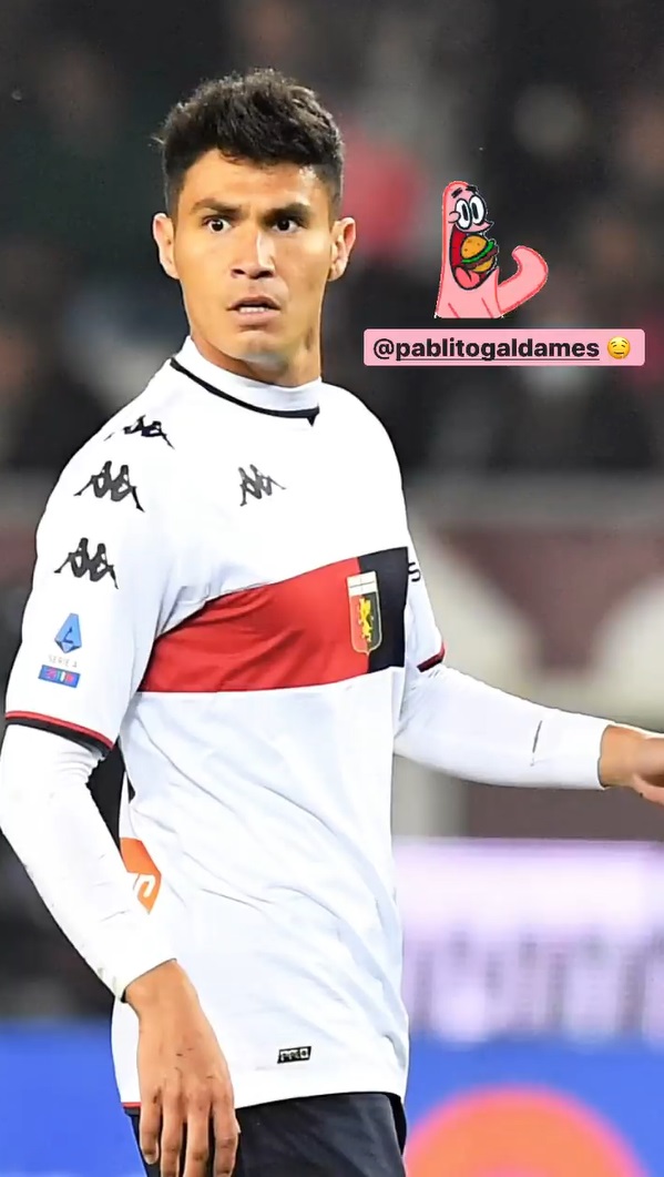 El cariñoso mensaje de Vesta Lugg a su “pololo seco” Pablo Galdames tras su debut en Genoa