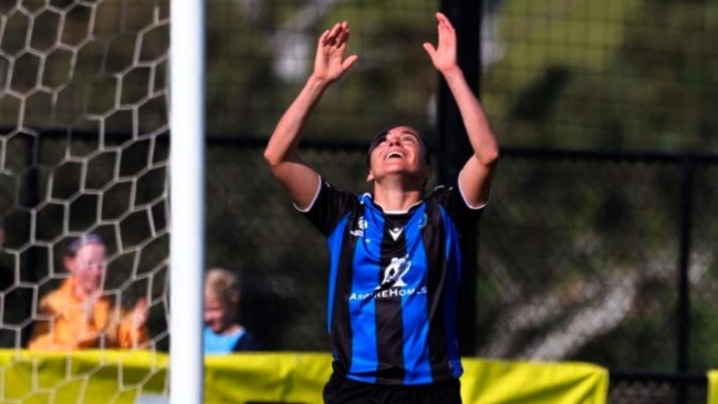 María José Rojas anotó un gol y festejó un nuevo título en Australia