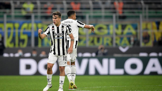 Paulo Dybala fue el artífice del empate que cosechó Juventus en su visita a Inter de Milán
