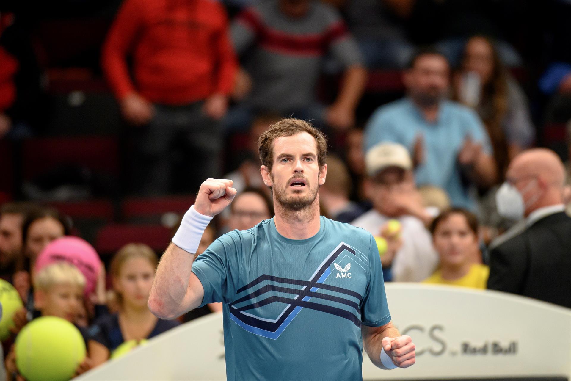 Andy Murray superó a Hubert Hurkacz en la primera ronda del ATP de Viena