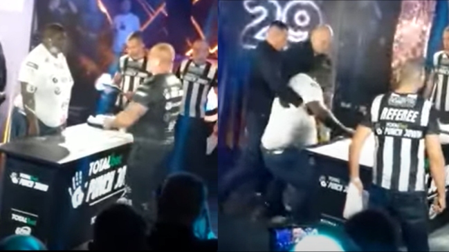 Peleador de MMA cayó desmayado en campeonato de cachetadas