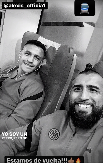 Arturo Vidal regresó a la citación de Inter de Milán