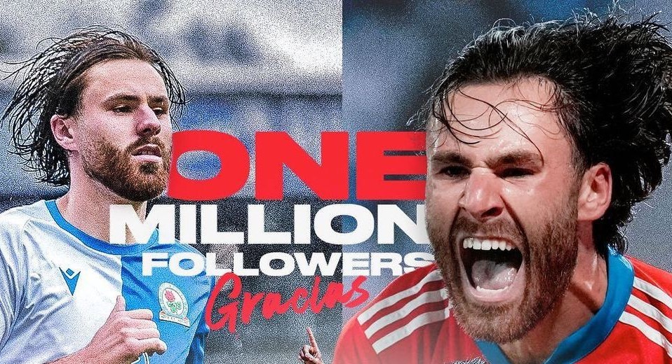 Ben Brereton superó el millón de seguidores en Instagram: “Muchas gracias por su increíble apoyo”