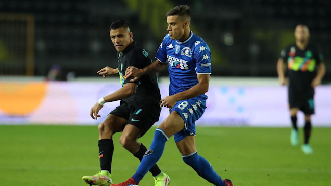 Alexis aprovechó su titularidad con una genial asistencia en triunfo de Inter sobre Empoli