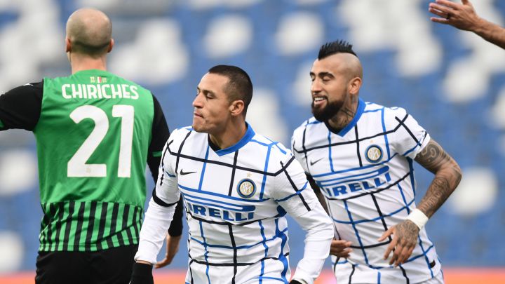 Arturo Vidal volverá a la titularidad en Inter de Milán y Alexis Sánchez será suplente ante Udinese