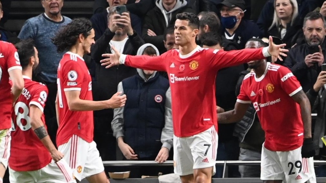 Manchester United regresó al triunfo y tumbó a Tottenham con un inspirado Cristiano Ronaldo