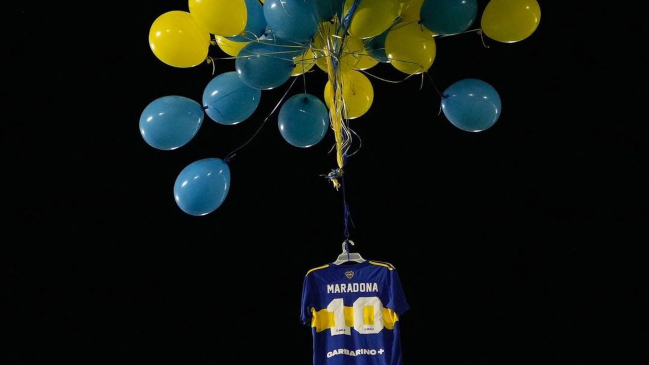 ¡Estremecedor! Boca Juniors hizo emocionante homenaje a Maradona en el minuto 10 ante Gimnasia