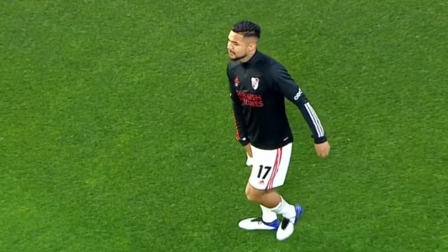 ¡Alarma en La Roja! Paulo Díaz se lesionó en calentamiento del River Plate-Estudiantes